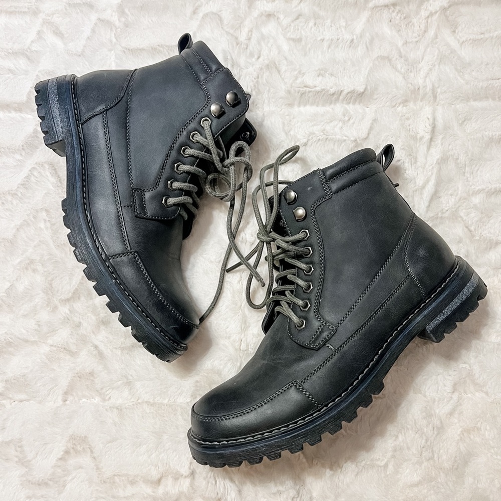Bruno Marc Men's Motorcycle Combat Oxford Boot 6.5